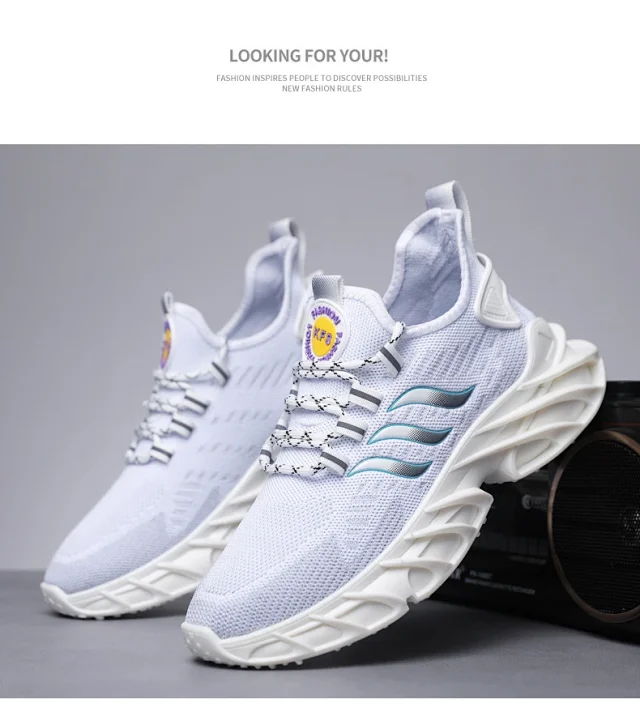 Men's Comfort Lightweight Trendy Sneakers Detail