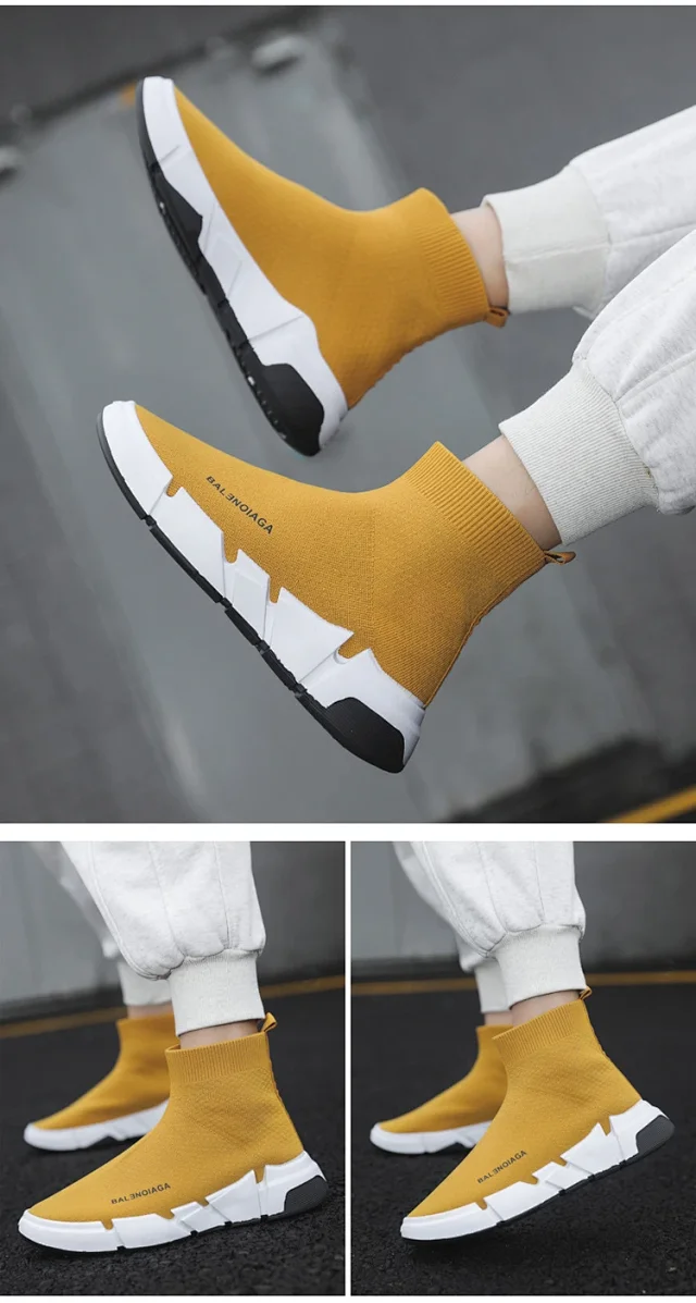 Men's '23 Running Sock Shoes Stylish Detail