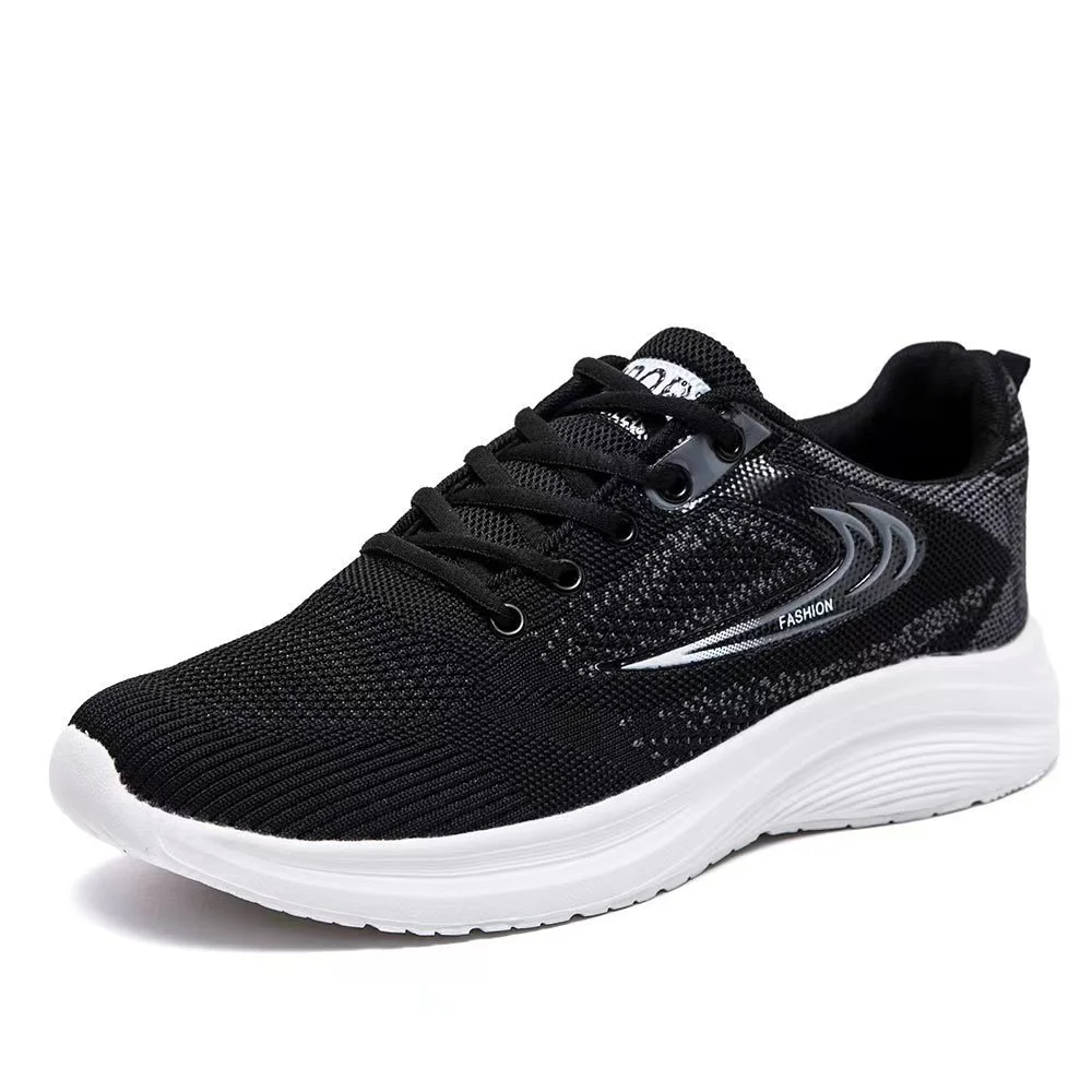 Men's Mesh Walking Sneakers with Lift
