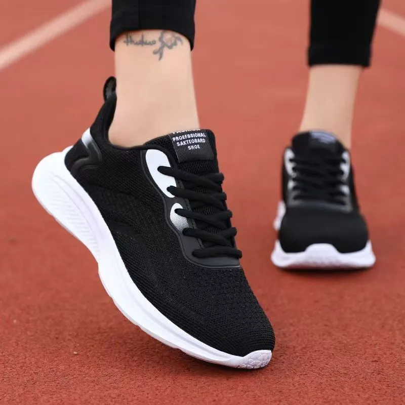 Women's Knit Mesh Low-Top Running Shoes
