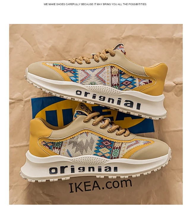Spring 2025 Embroidered Lift Comfort Sneakers Detail