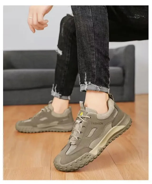Men's Outdoor Hiking Work Leisure Boots Detail