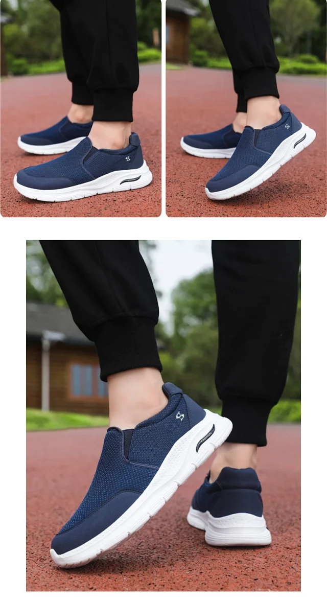 Men's Slip-On Mesh Casual Walking Shoes Detail