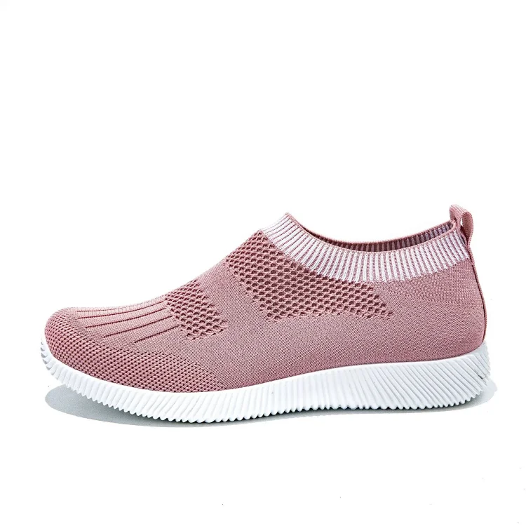 Women's Wide Width Knit Slip-On Sneakers