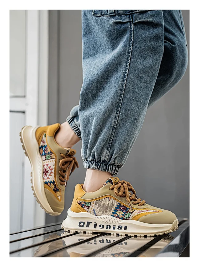 Spring 2025 Embroidered Lift Comfort Sneakers Detail