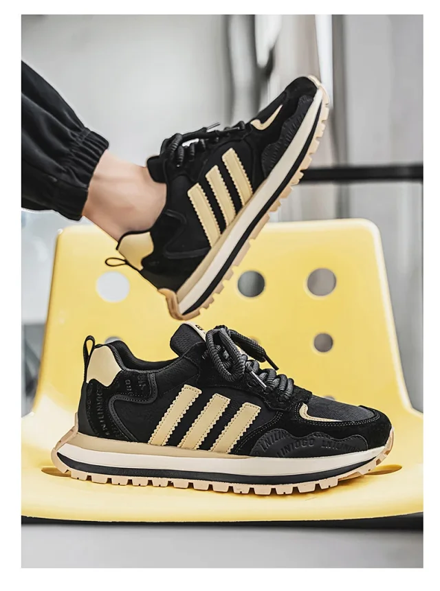 2025 Men's Spring Leather Dad Sneakers Detail