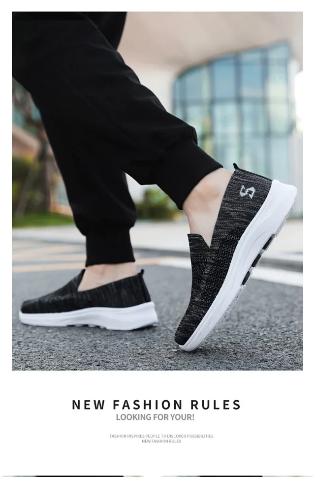 Comfy Summer Breathable Knit Cloth Shoes Detail