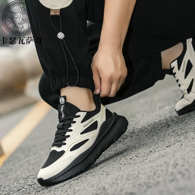 Unisex Breathable Mesh Platform Sneakers Detail