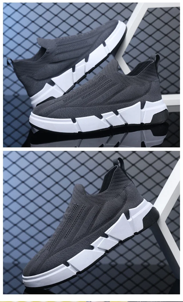 SS23 Men's Knit Slip-On Sneakers Detail