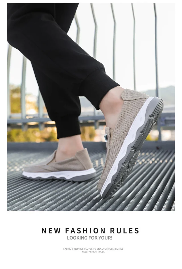 Men's Old Beijing Mesh Cloth Shoes Detail