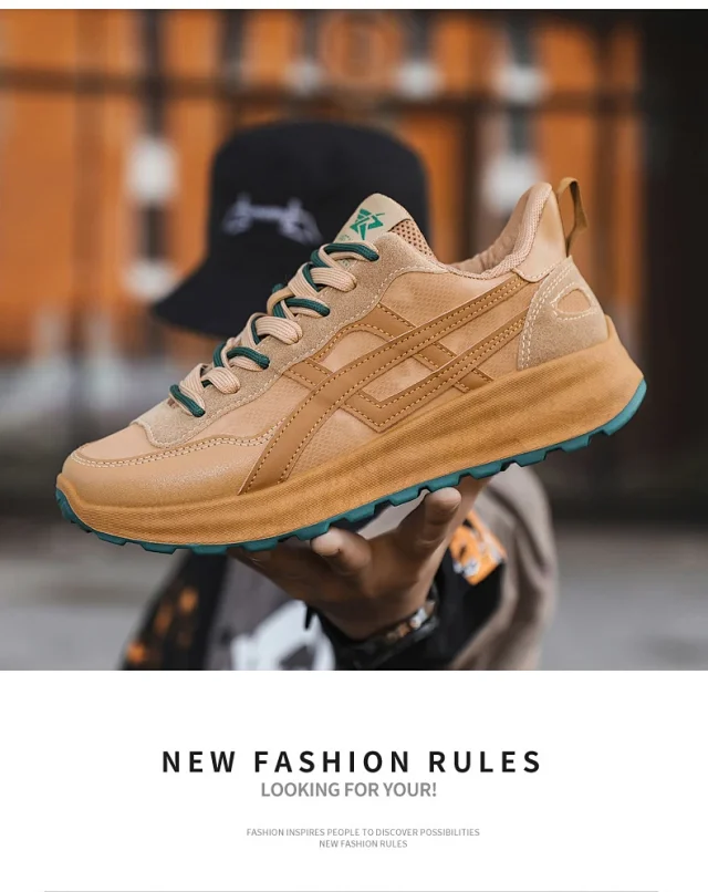 Men's New Fall Chunky Breathable Sneakers Detail