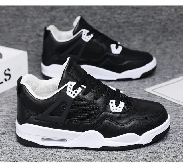 Men's Lightweight Lace-Up Comfort Basketball Shoes Detail