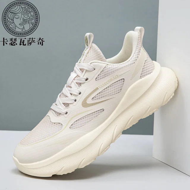 Unisex Breathable Mesh Platform Sneakers Detail