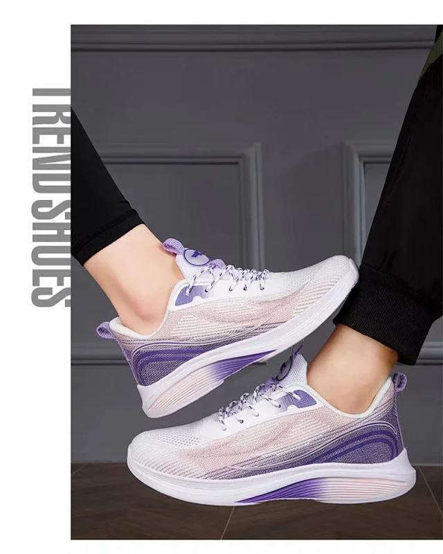 Flyknit Women's Running Shoes Breathable Comfort Active Detail