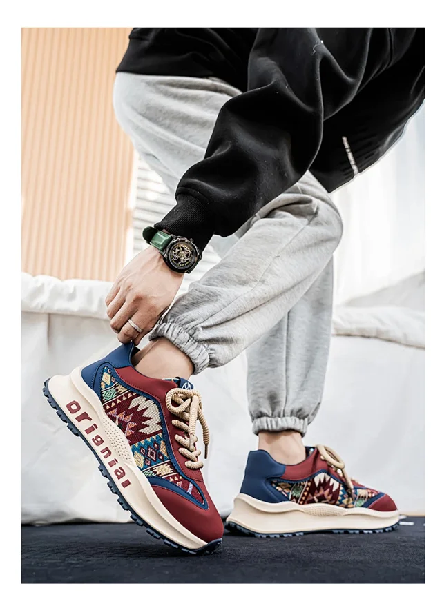 Spring 2025 Embroidered Lift Comfort Sneakers Detail