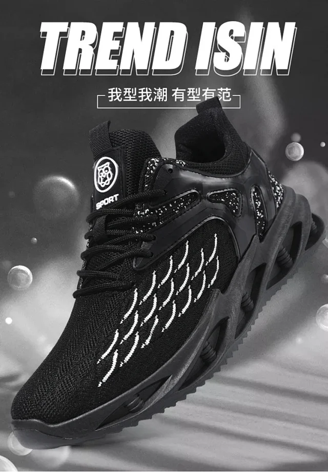 2025 Men's Lightweight Breathable Running Shoes Detail