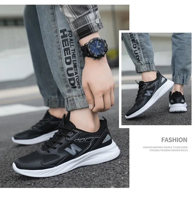 Summer Men's Mesh Couple Running Shoes Detail