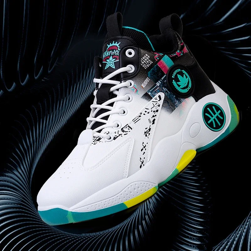Men's High-Top Basketball Sneakers Height-Increase