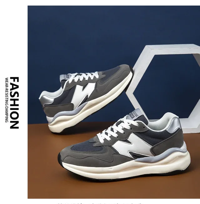 Couple Trendy Platform Mesh Runners Detail