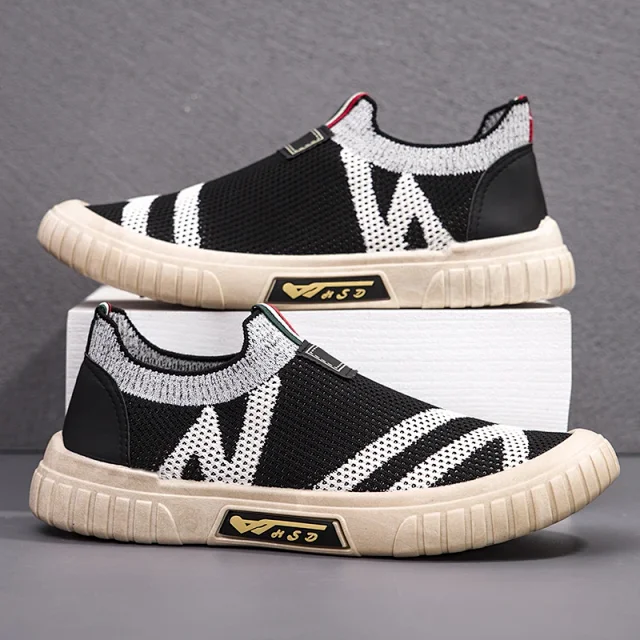 2025 Men's Slip-On Knit Skate Shoes Detail