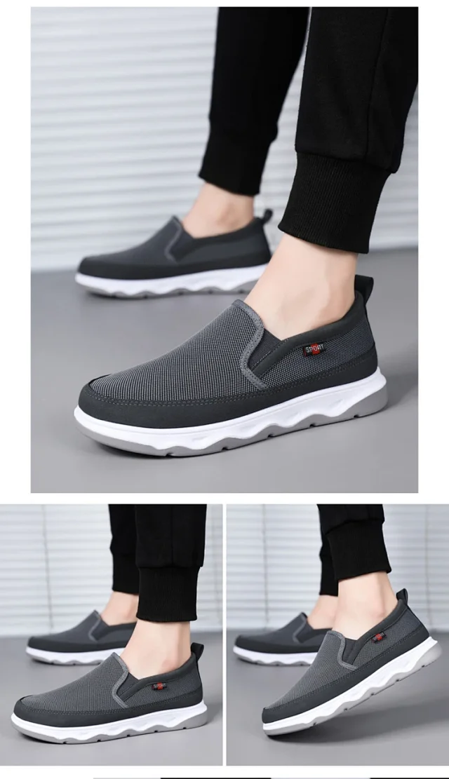 Men's Old Beijing Slip-On Walking Shoes Detail