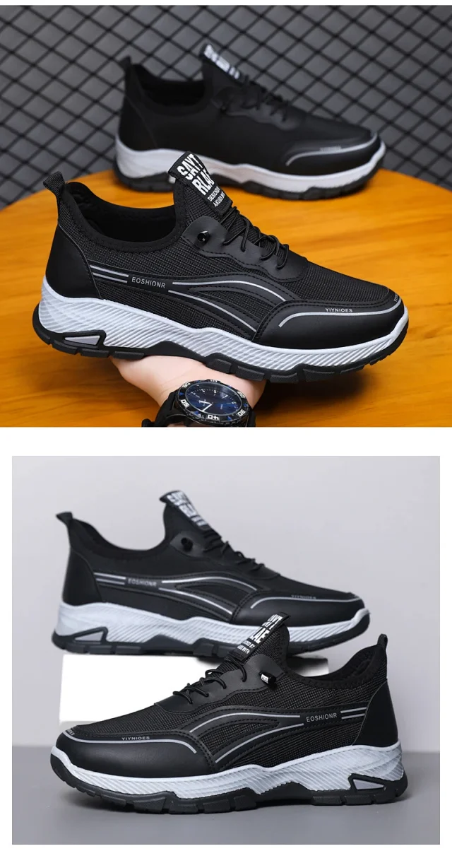 Men's Trendy Mesh Running Shoes 2025 Detail