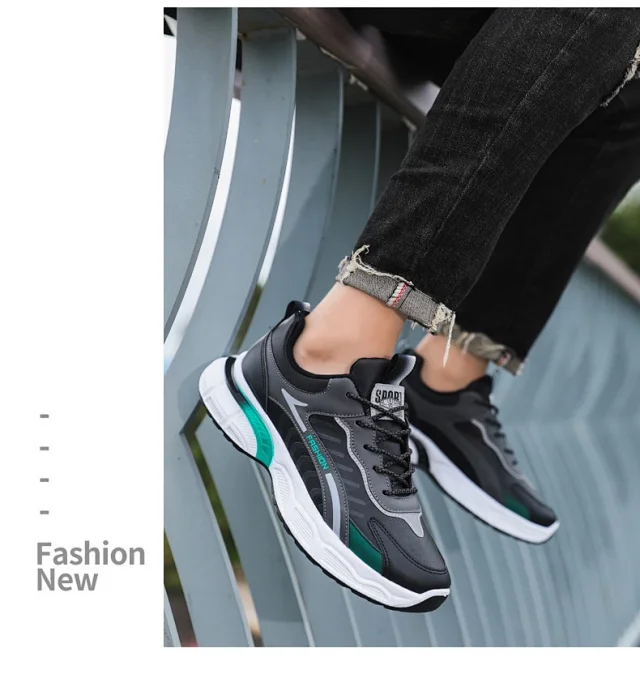 Men's Lightweight Breathable Mesh Running Shoes Detail