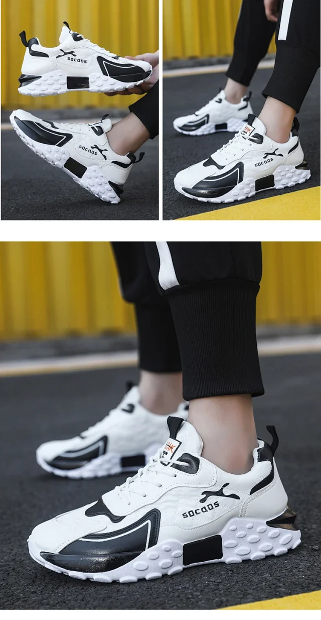 Trendy Men's Chunky Sneakers Spring 2025 Detail