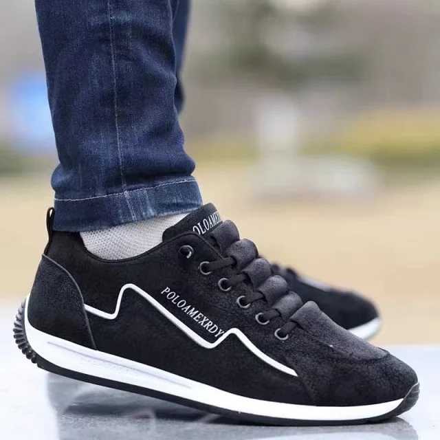 Men's Anti-odor Canvas Slip-ons Breathable Retro Detail