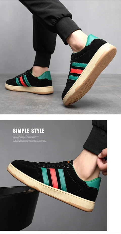 Spring Men's Retro HK Sneakers SS24 Detail