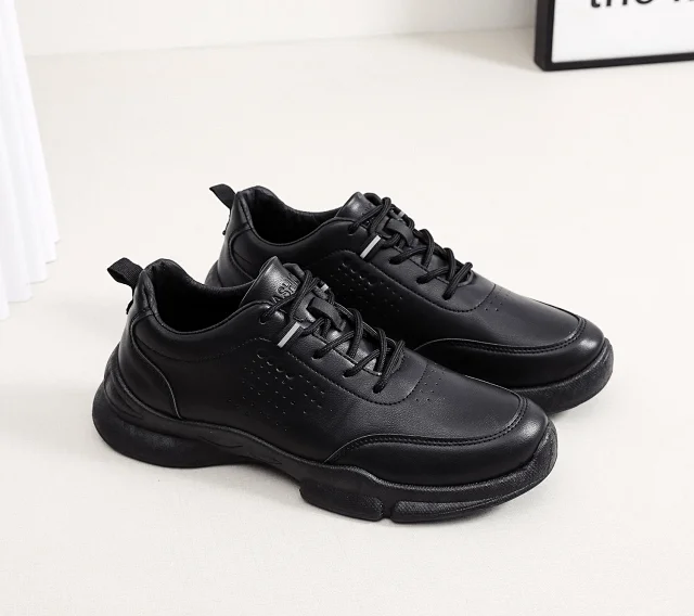 Men's Soft Leather Business Casual Shoes Detail