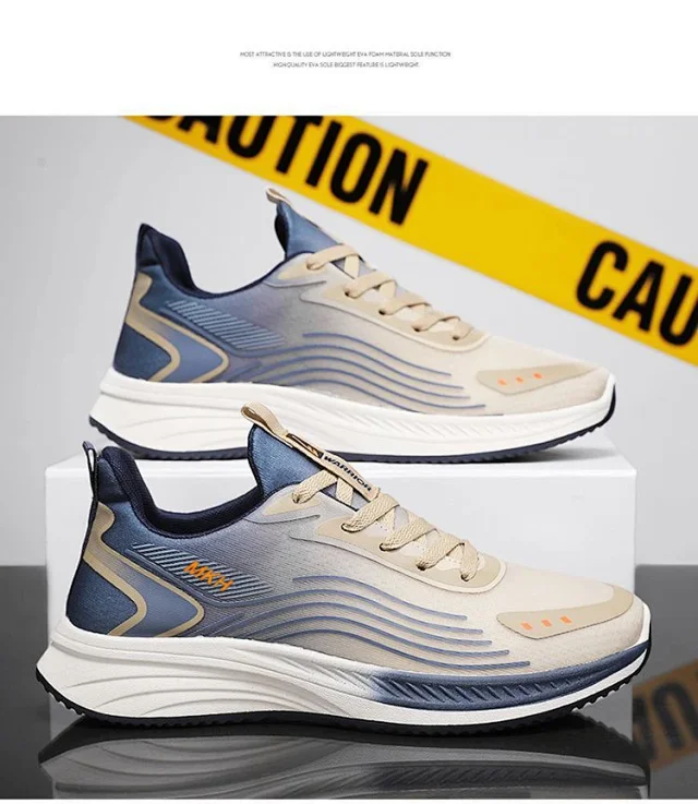 SS25 Men's Breathable Mesh Running Shoes Detail