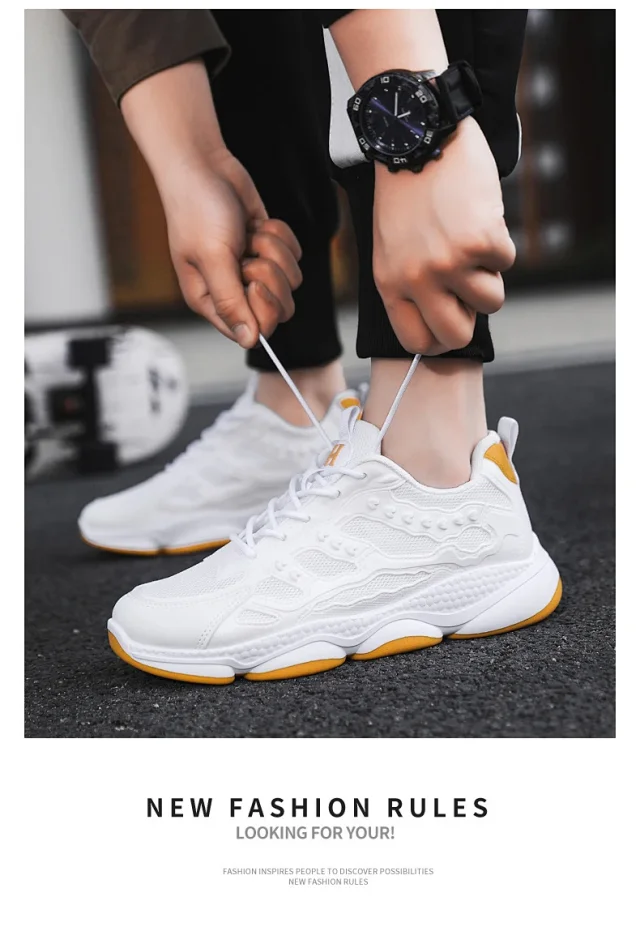 Men's Mesh Dad Shoes 2025 Detail