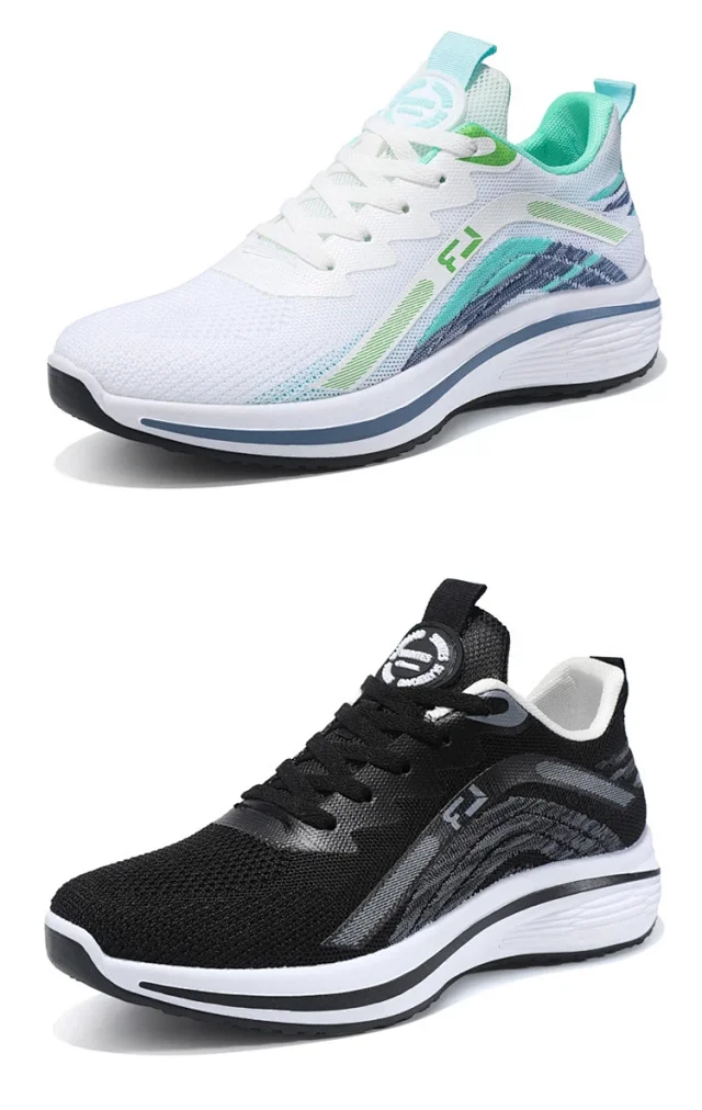 Men's Breathable Lift Knit Walking Shoes Detail