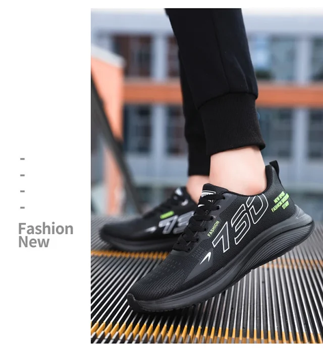 New Men's Plus Size Comfort Running Shoes Detail