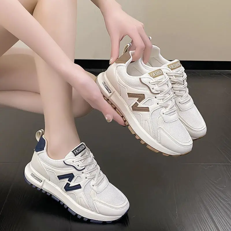2025 Women's Lightweight Non-Slip White Athletic Sneakers