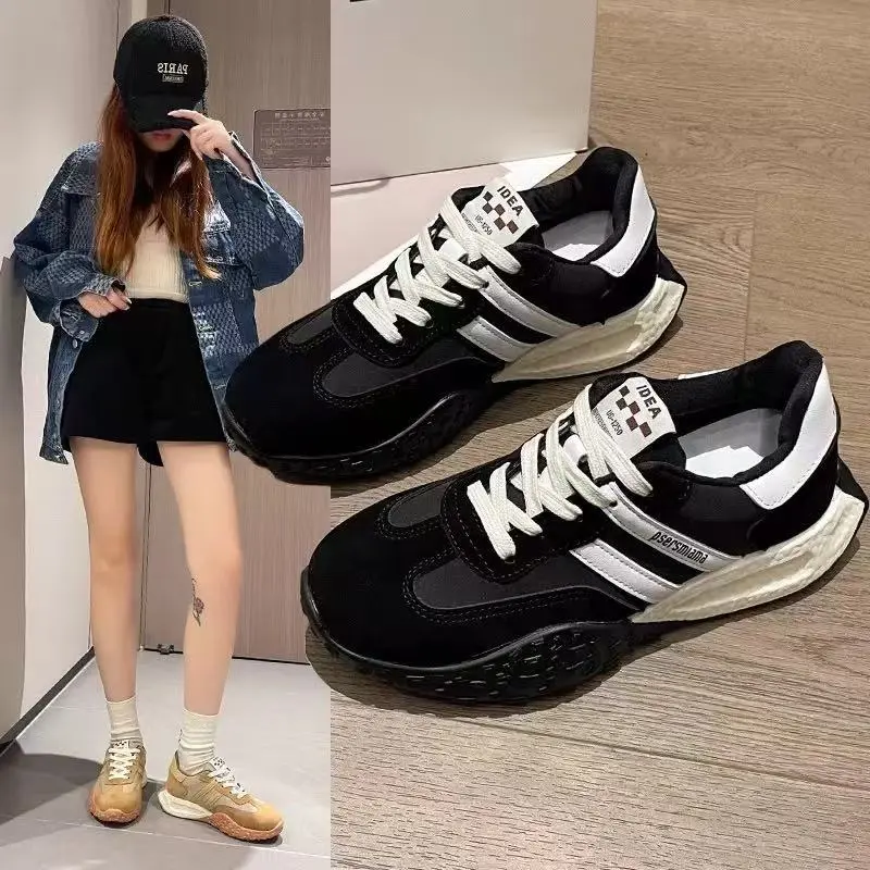 Women's Chunky Color-Block Platform Sneakers