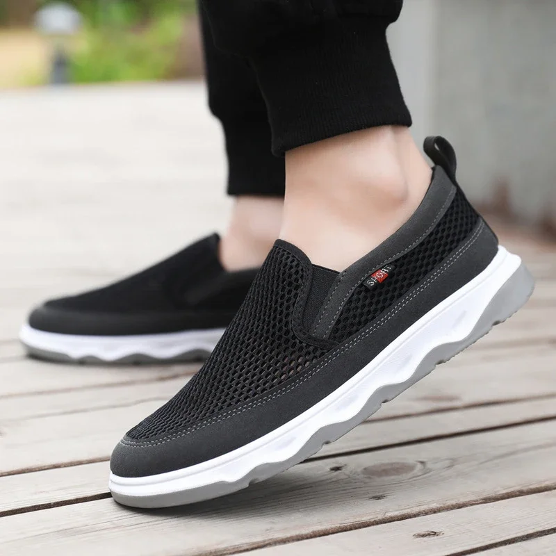 Men's Summer Slip-On Breathable Canvas Sneakers