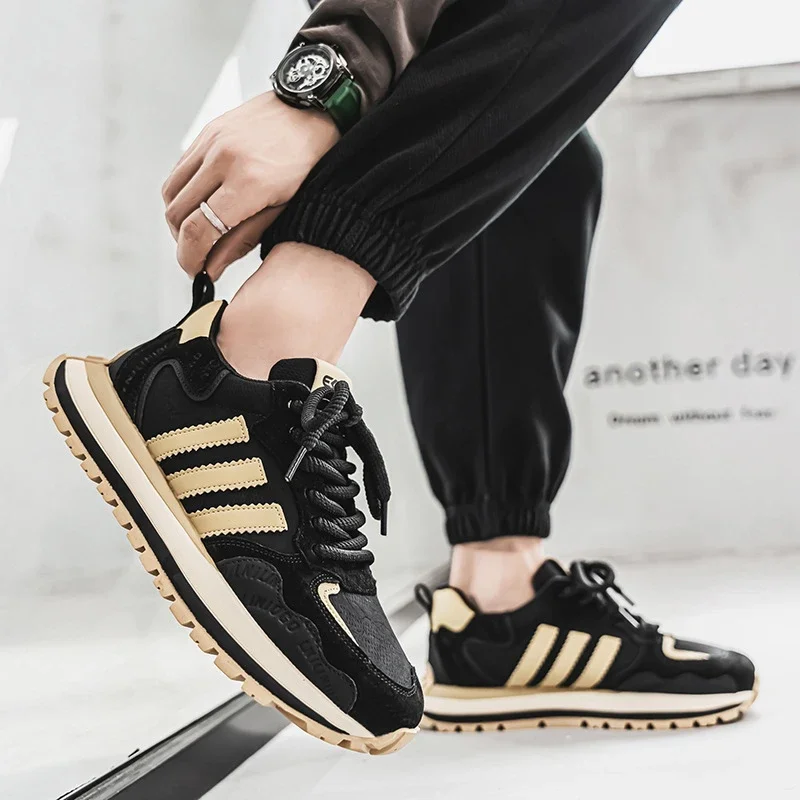 2025 Men's Spring Leather Dad Sneakers