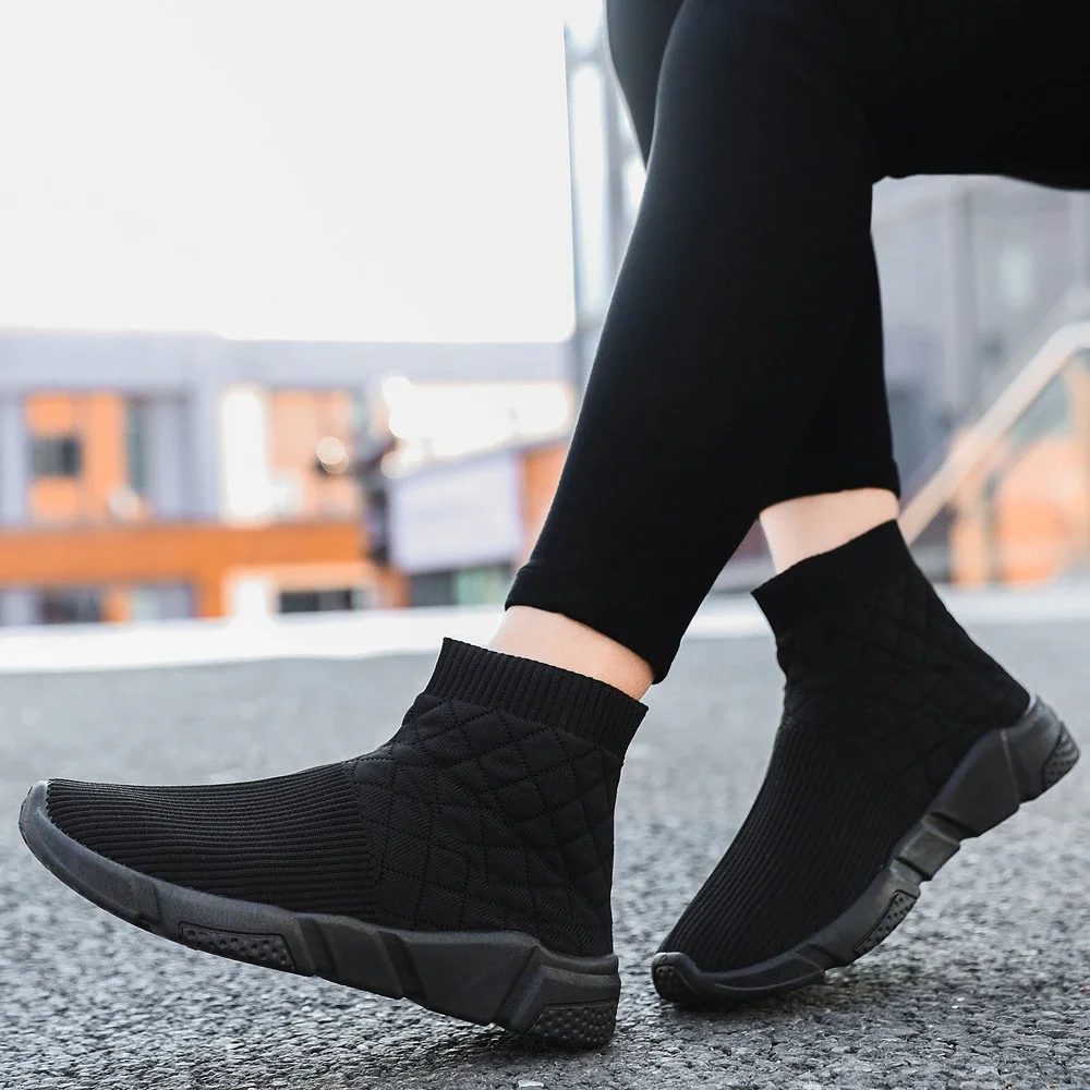 Couple Knitted Slip-on Breathable Loafers