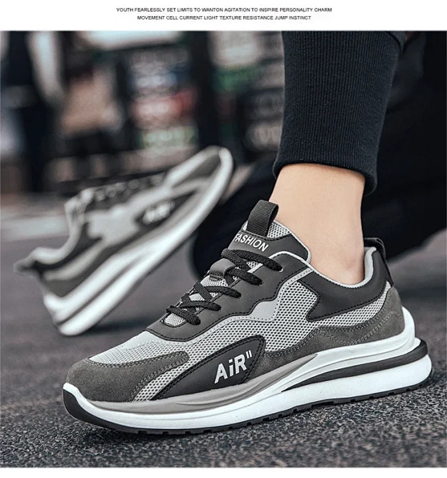 Men's Breathable Flyknit Running Shoes SS2025 Comfy Detail