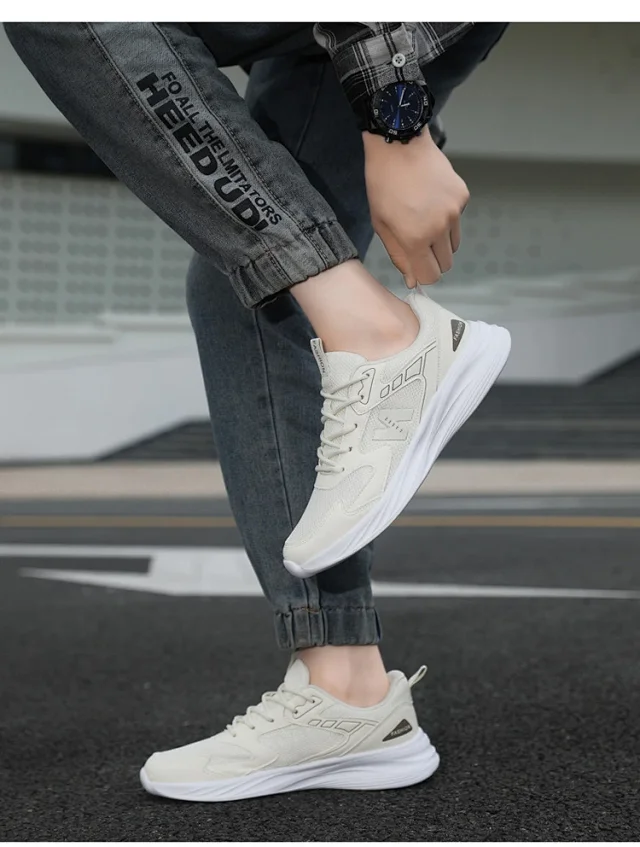 Summer Men's Mesh Couple Running Shoes Detail