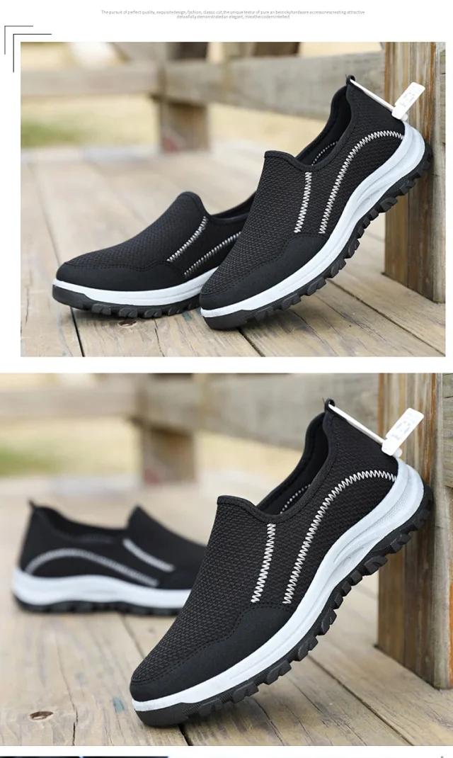 Men's Breathable Slip-On Casual Shoes Spring 2025 Detail