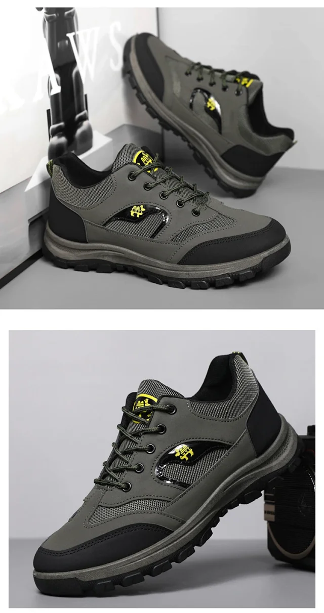 Men's Durable Outdoor Hiking Shoes Detail