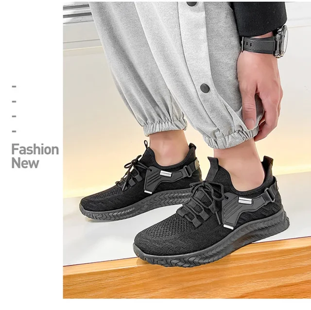 Men's Breathable Mesh Travel Sneakers Detail