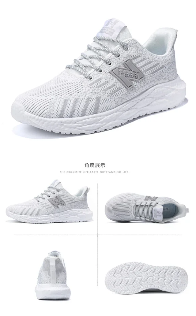 Unisex Flyknit Running Shoes Soft Sole Detail