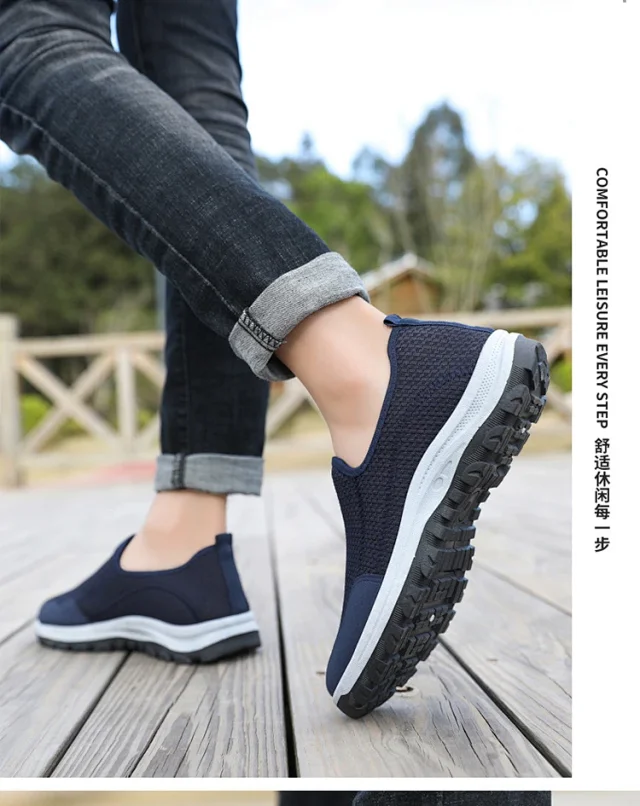 Men's Breathable Slip-On Casual Shoes Spring 2025 Detail