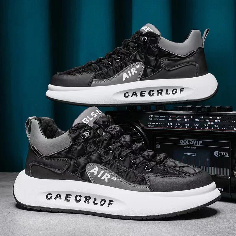 Men's Warm Chunky Colorblock Sneakers