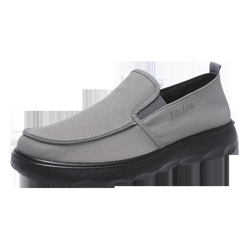 Summer Men's Beijing Cloth Driving Slip-ons
