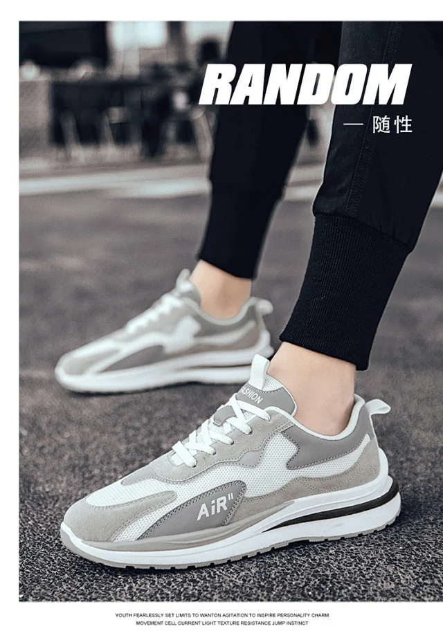 Men's Breathable Flyknit Running Shoes SS2025 Comfy Detail